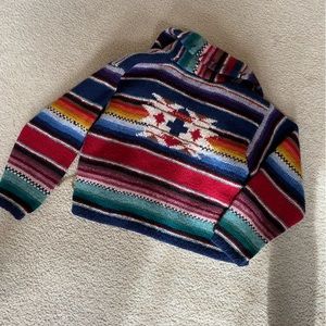 Colorful wool sweater